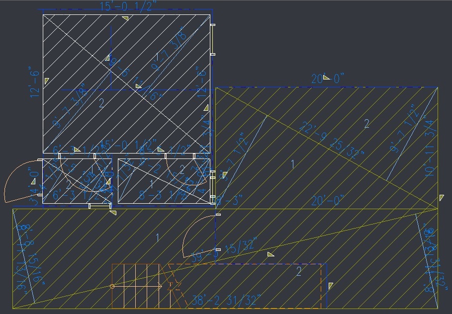 Trying to build on a different level and see it in overhead view ...