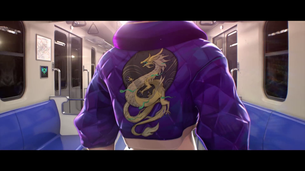 This jacket looks really 2D as well, curious how they got the simulated lighting on it to look so drawn.