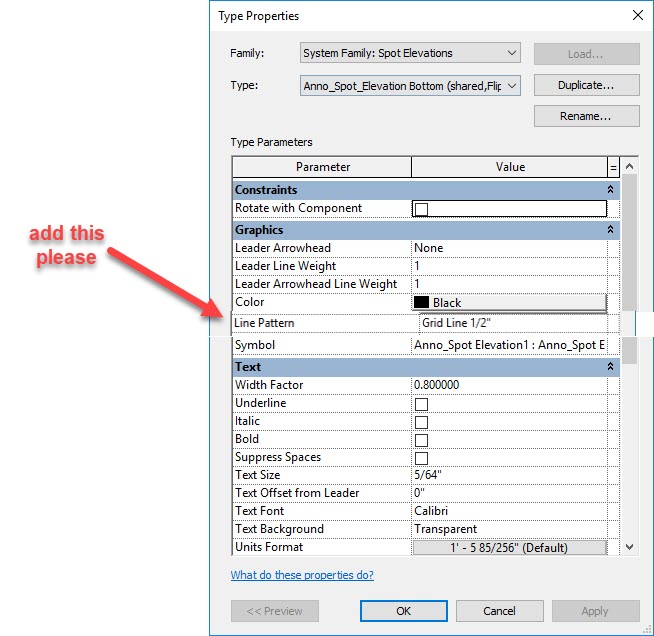 Spot Elevations Leader line style - Autodesk Community