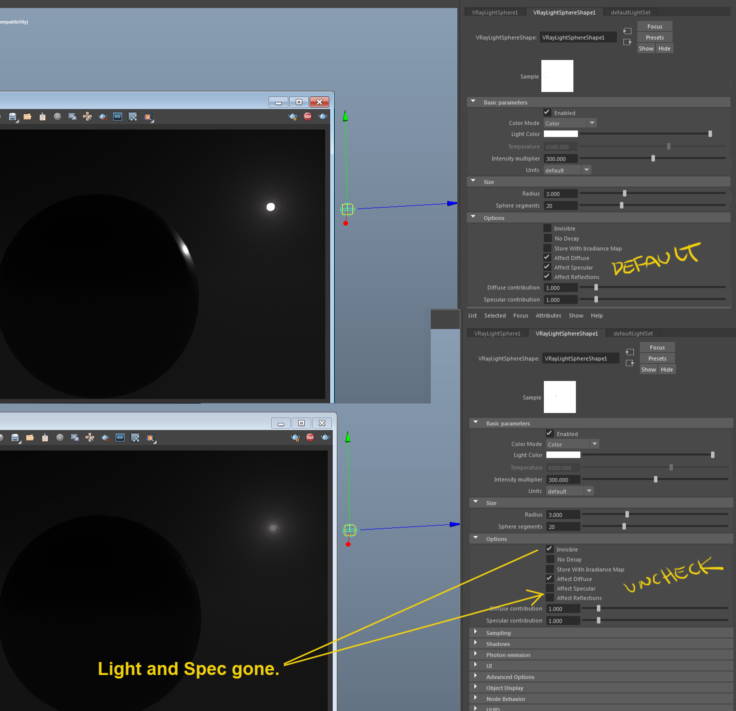 Excluding lights from Vray - Autodesk Community Maya