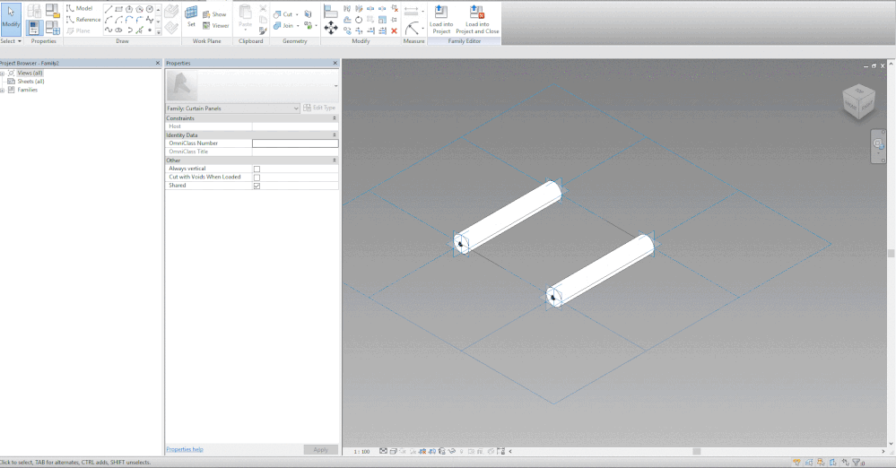 Create a new Pattern based family ( same square ) , create the typical pattern to repeat, insert this in previous adaptive family