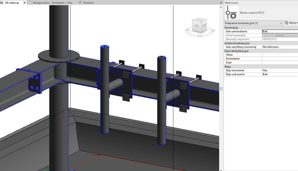 Parametric structural family - steel beams/columns with connections -  Autodesk Community - Revit Products