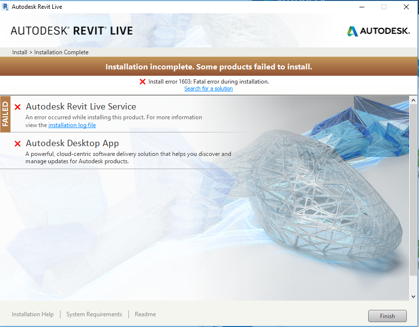 Revit live Installation Error - Autodesk Community