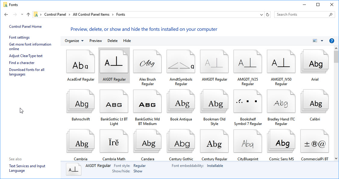 Fonts not showing up - Autodesk Community