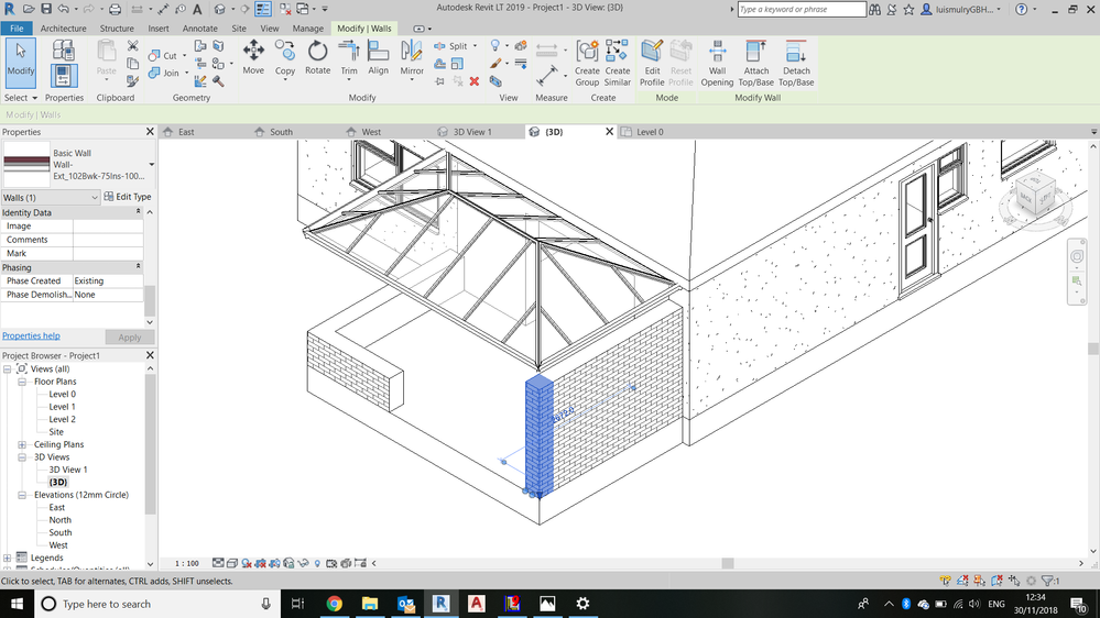 Curtain wall and phasing - Autodesk Community - Revit Products