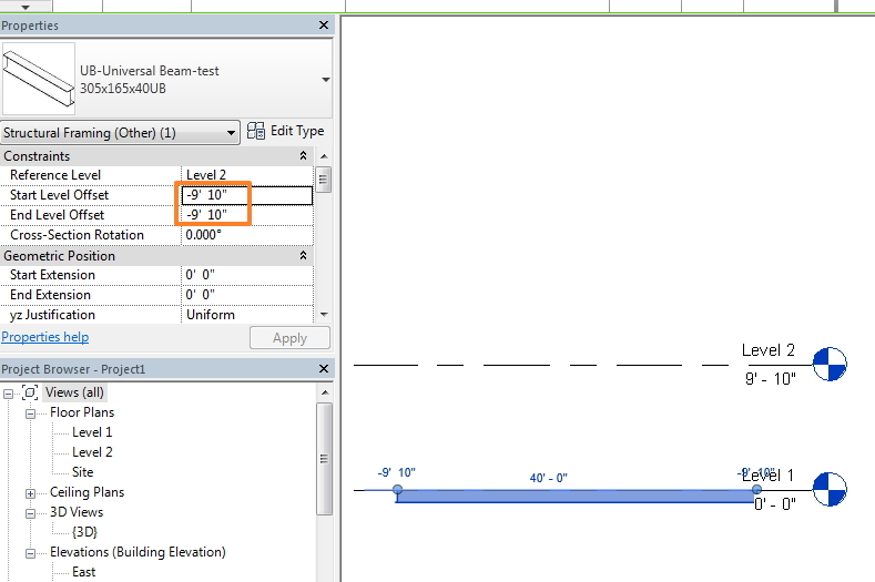 Solved: Beam on the wrong level - Autodesk Community