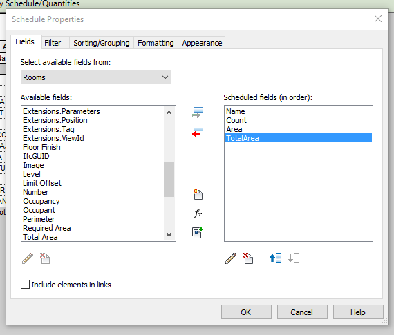 Solved: Get Total Area in Schedule - Autodesk Community