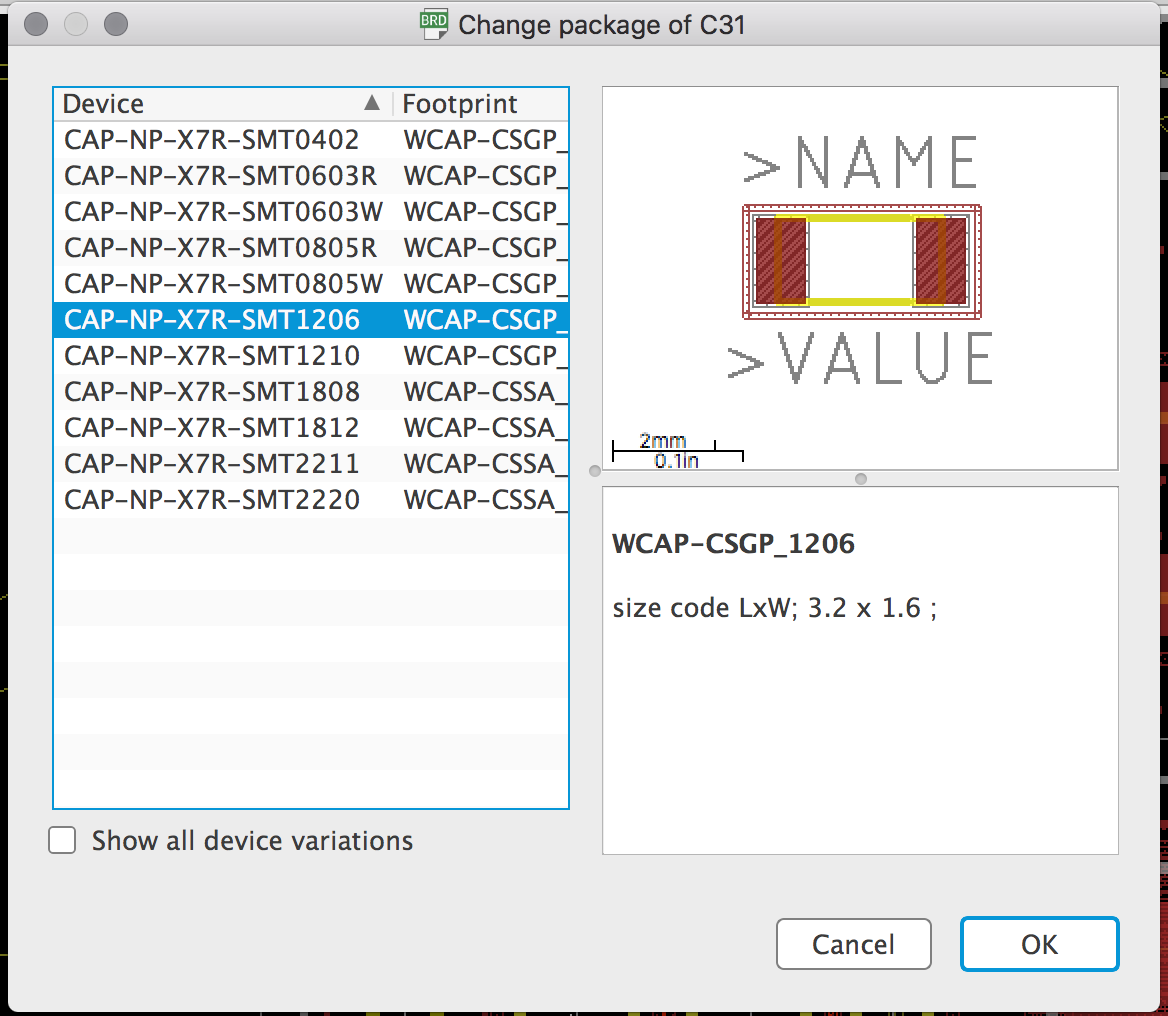 Solved: How to change in-circuit pad dimension and shape? - Autodesk  Community - EAGLE