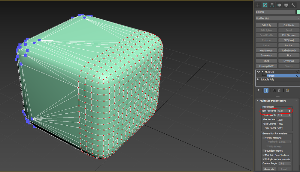 Solved: reduce polygon count in a selected area of a mesh model - Autodesk  Community - 3ds Max