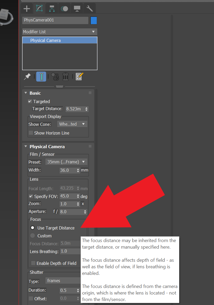 Solved: Physical camera field of view in 3DS Max - Autodesk Community - 3ds  Max