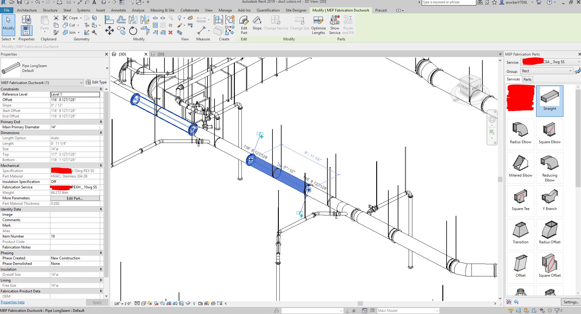 Autodesk MEP fabrication