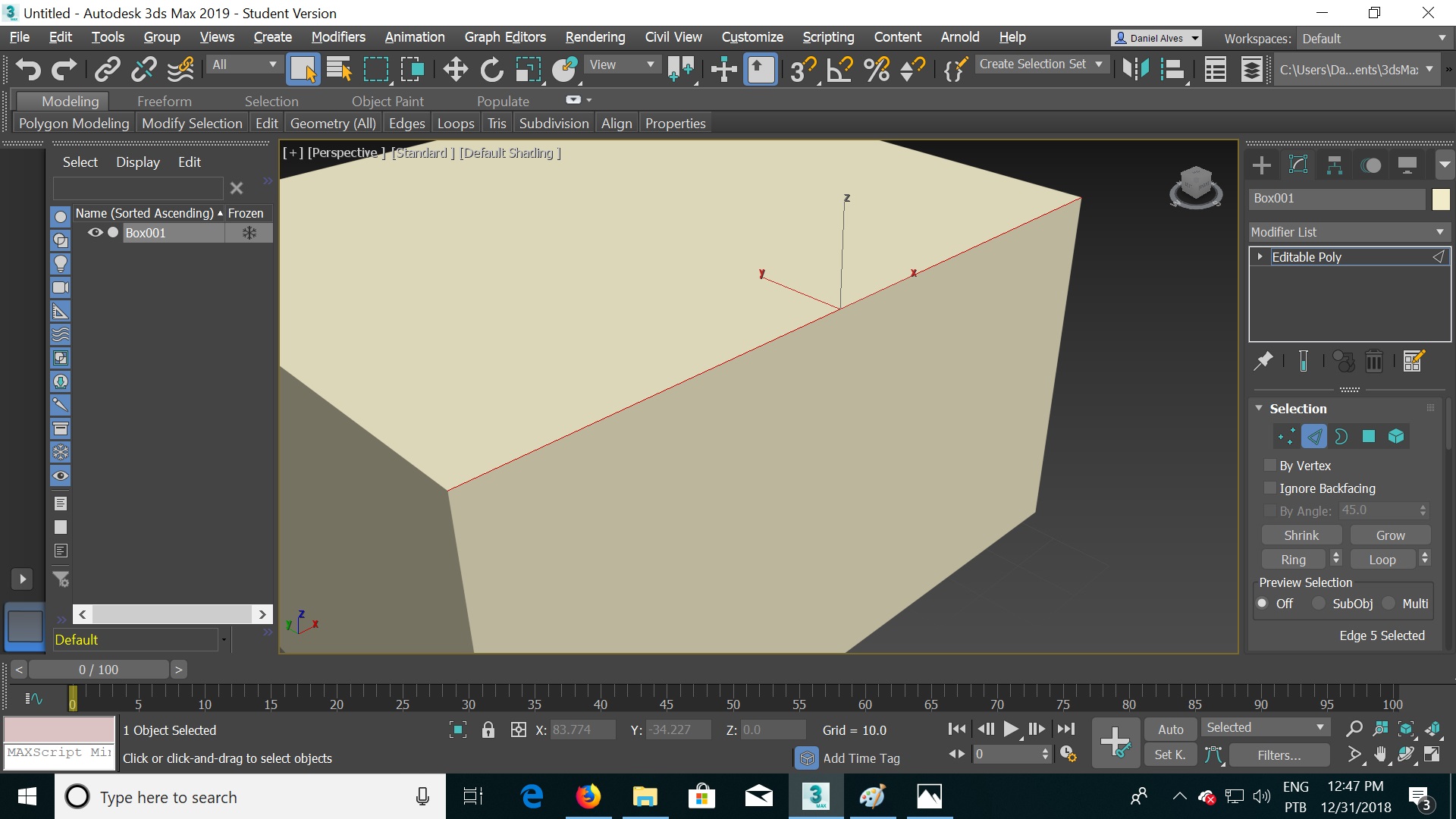 Solved: 3ds max - 2019: edge selection not red - Autodesk Community - 3ds  Max