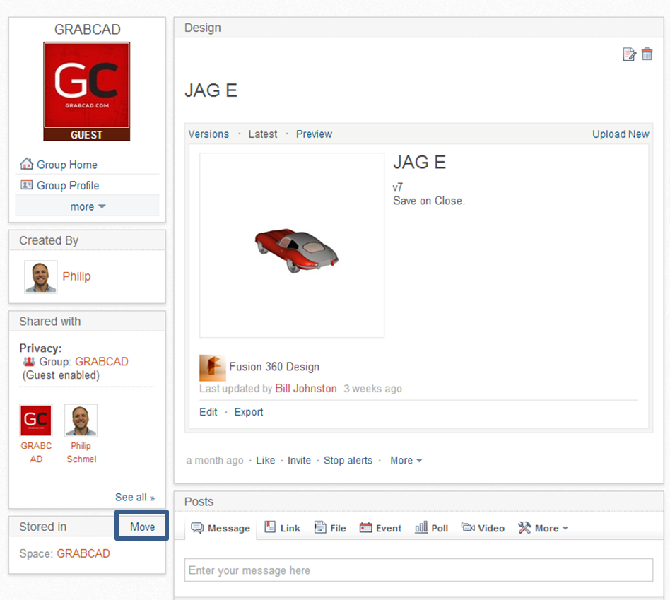 Adding design to group - Autodesk Community