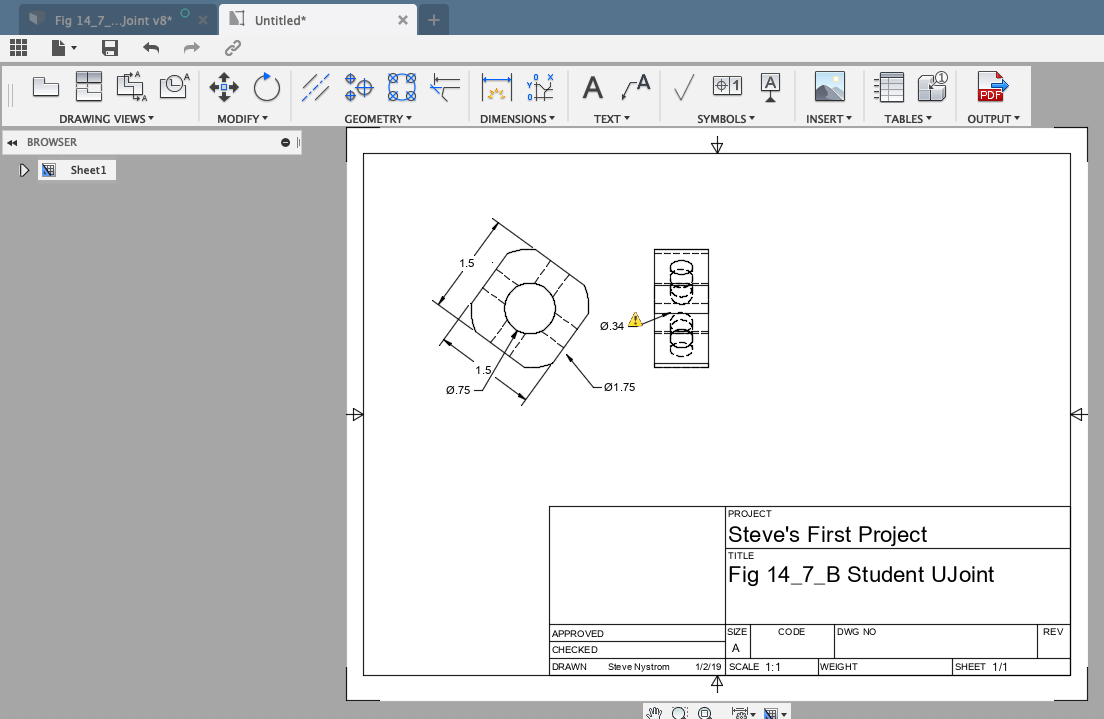 Moving component in Model moves the drawing as well after version ...