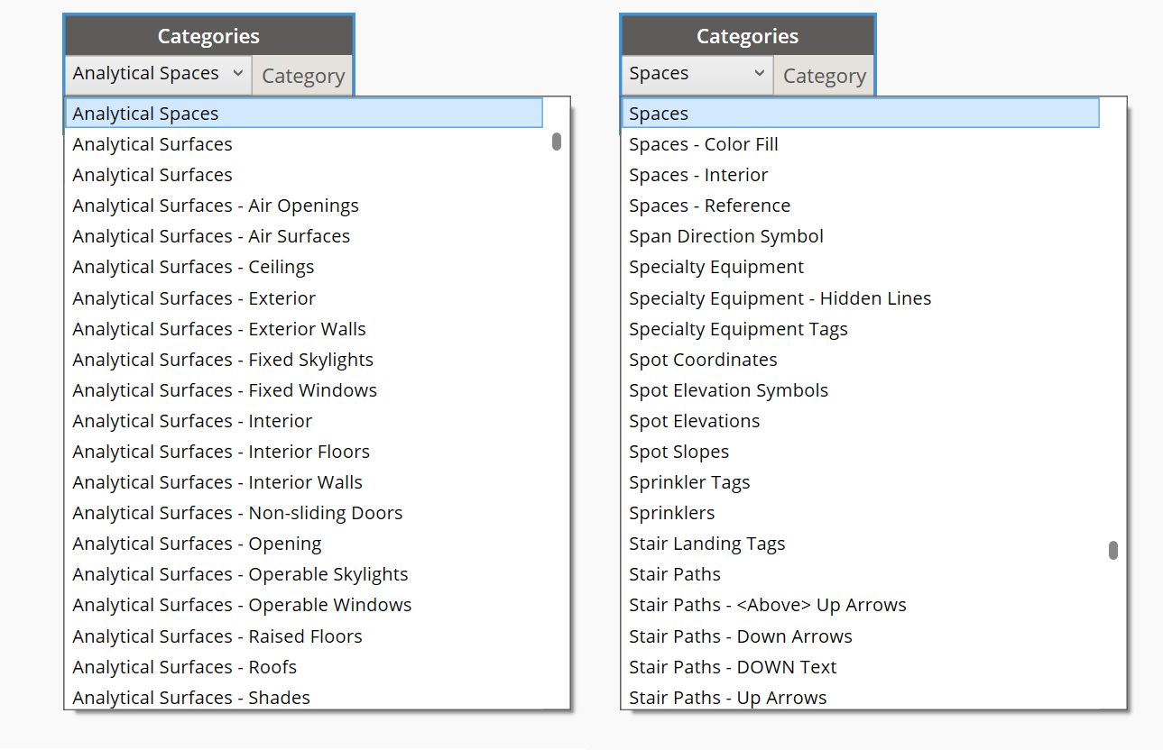 Revit Spaces? Two Types? - Autodesk Community