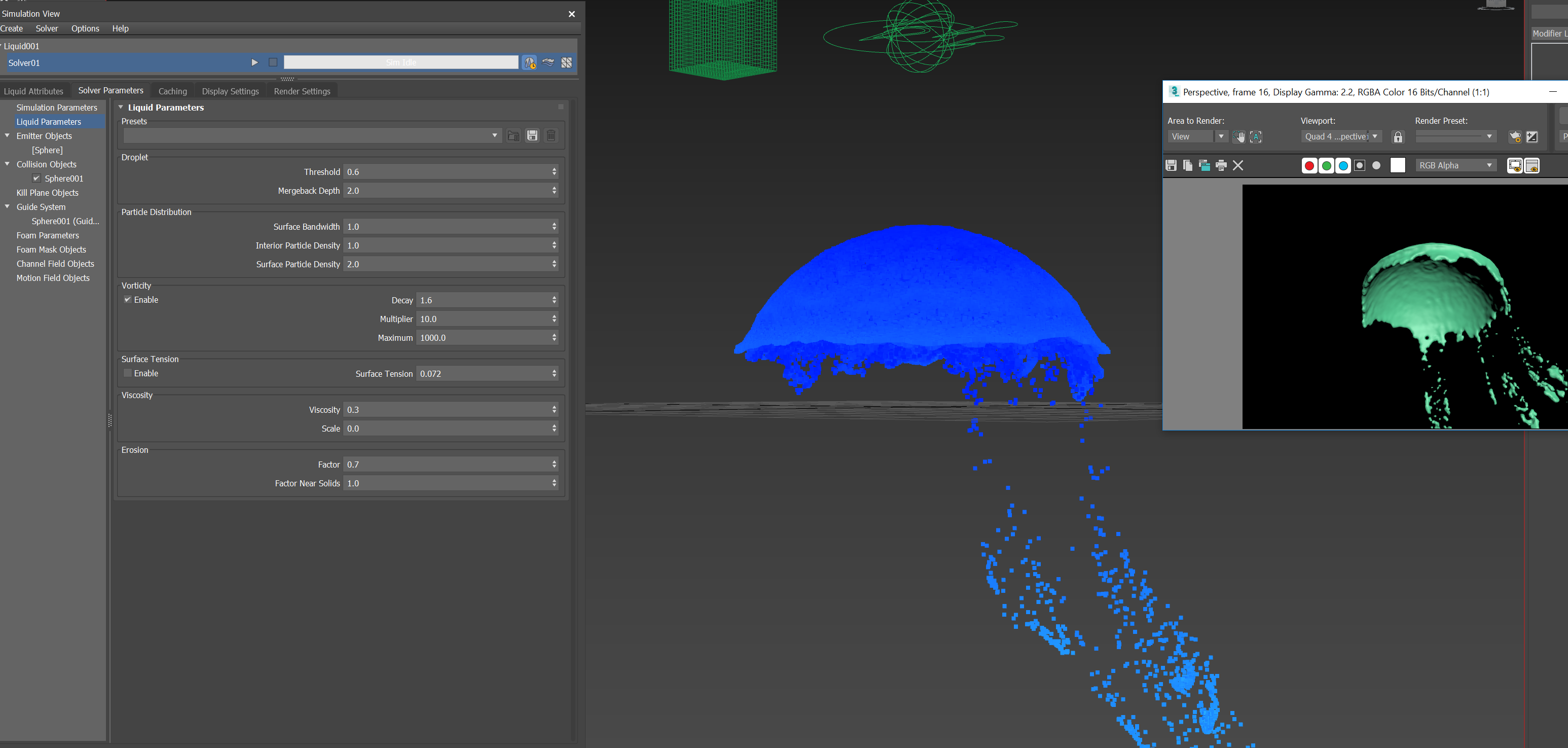 Modeling a splash with fluid - Autodesk Community - 3ds Max