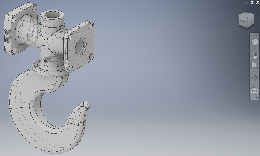 Crane Hook in SolidWorks 