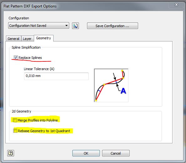 Cutting rules for small holes for plasma cutters. - Autodesk