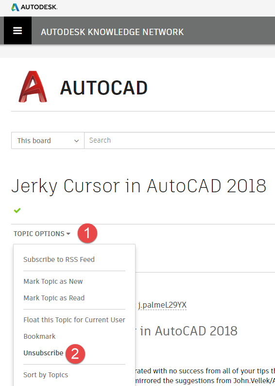 Solved: Jerky Cursor in AutoCAD 2018 - Autodesk Community - AutoCAD
