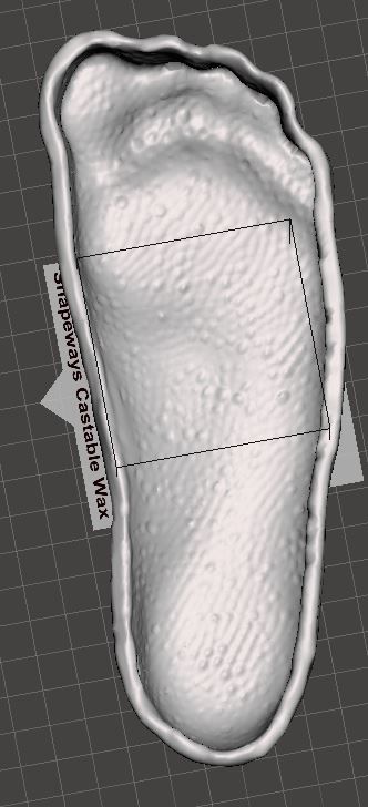right foot top