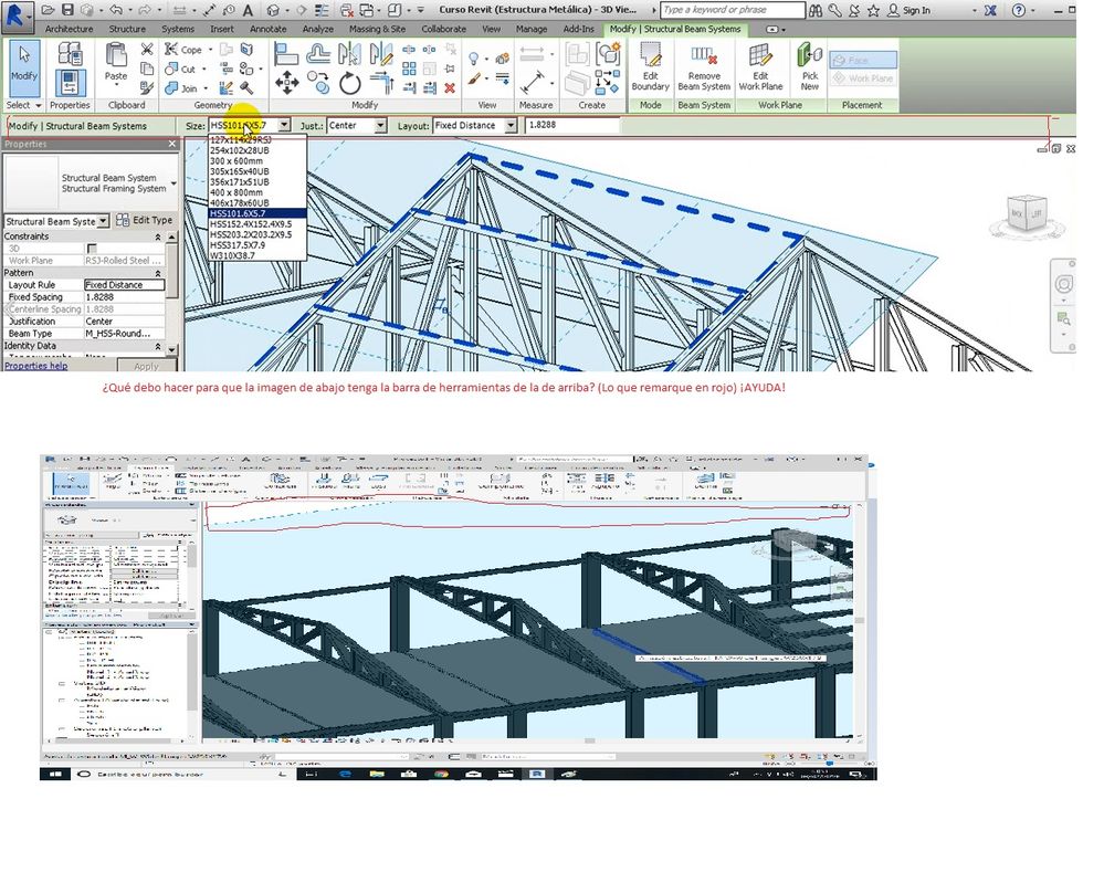 Barra de herramientas en Revit 2018 - Autodesk Community - International  Forums