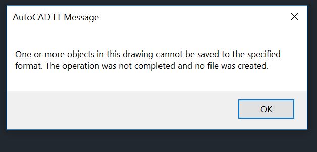Solved: Trial LT - Unable to save an edited DWG file - Autodesk Community