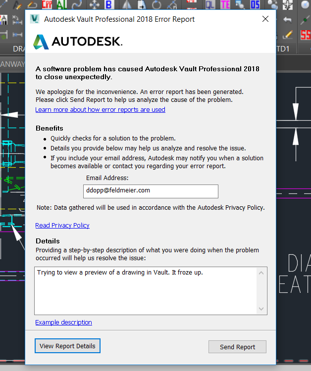 Vault DWG Preview - Autodesk Community