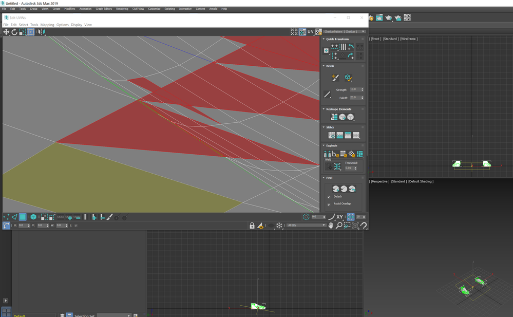 Invisible Overlapping Faces..cant modify - Autodesk Community - 3ds Max