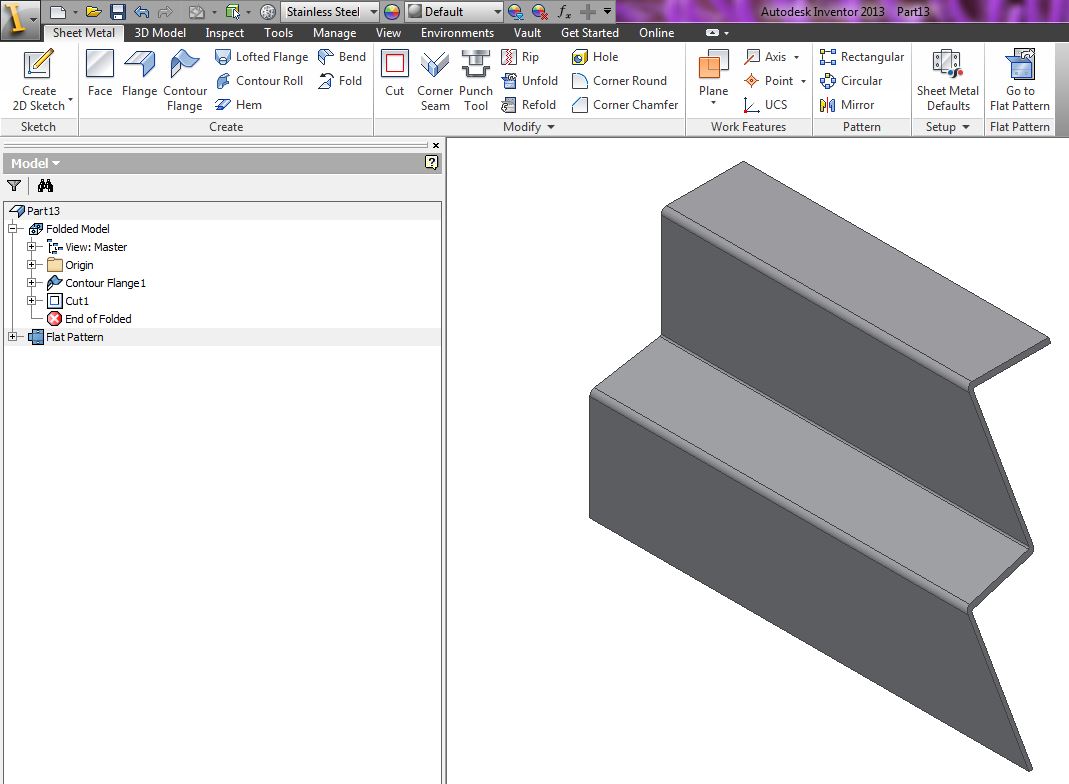 Sheet metal normal cut - Autodesk Community