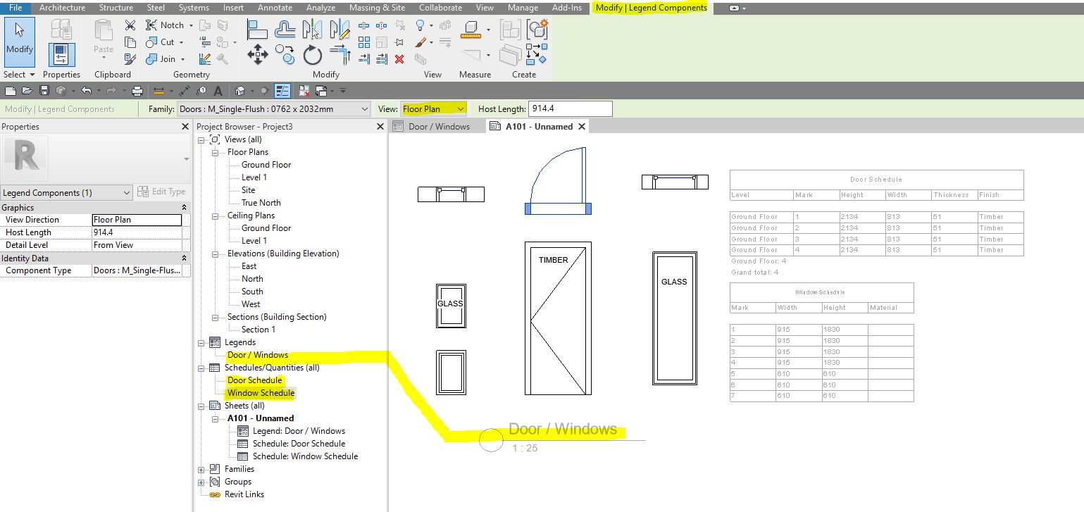 Graphical Schedule for Windows and Doors - Autodesk Community