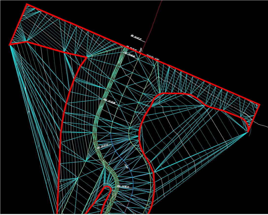 civil 3d surface boundary data clipart