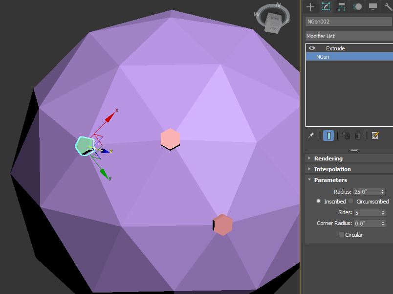 geodesic dome from geosphere. Creation of connecting nodes? - Autodesk  Community - 3ds Max