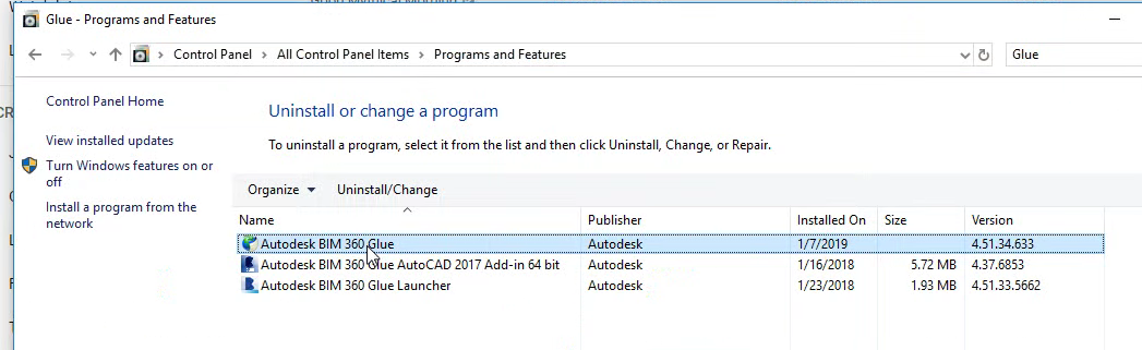 BIM 360 Glue - Glue add-in for Revit (March 7, 2019) - Autodesk Community