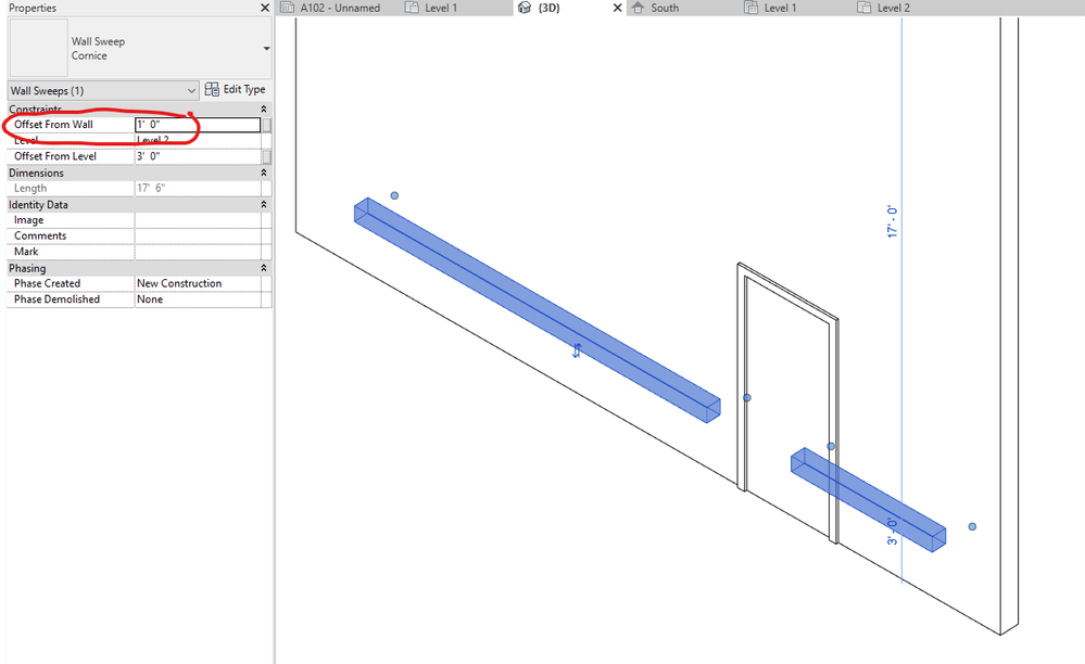 Wall Sweeps - Not Cutting at Curtain Wall - Autodesk Community - Revit  Products