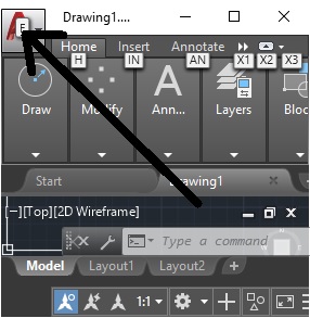 AutoCAD 2019.1.2 P.162.0.0 closing if double click to the [ A] Menu ...