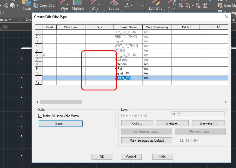 Solved wire layer editor and import wire "size" Autodesk Community