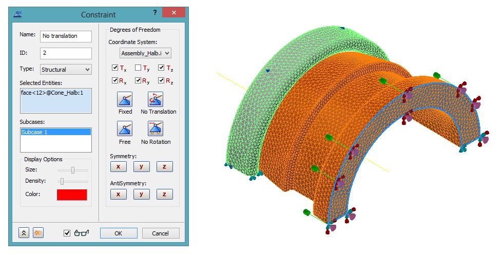 Solved: Non-linear simulation with contact - Autodesk Community