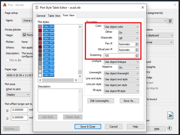 How can I print colors on pdf that match the colors in the dwg? - Autodesk  Community - AutoCAD