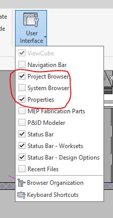 Hướng dẫn khôi phục: Bước đầu tiên để tìm lại Project Browser