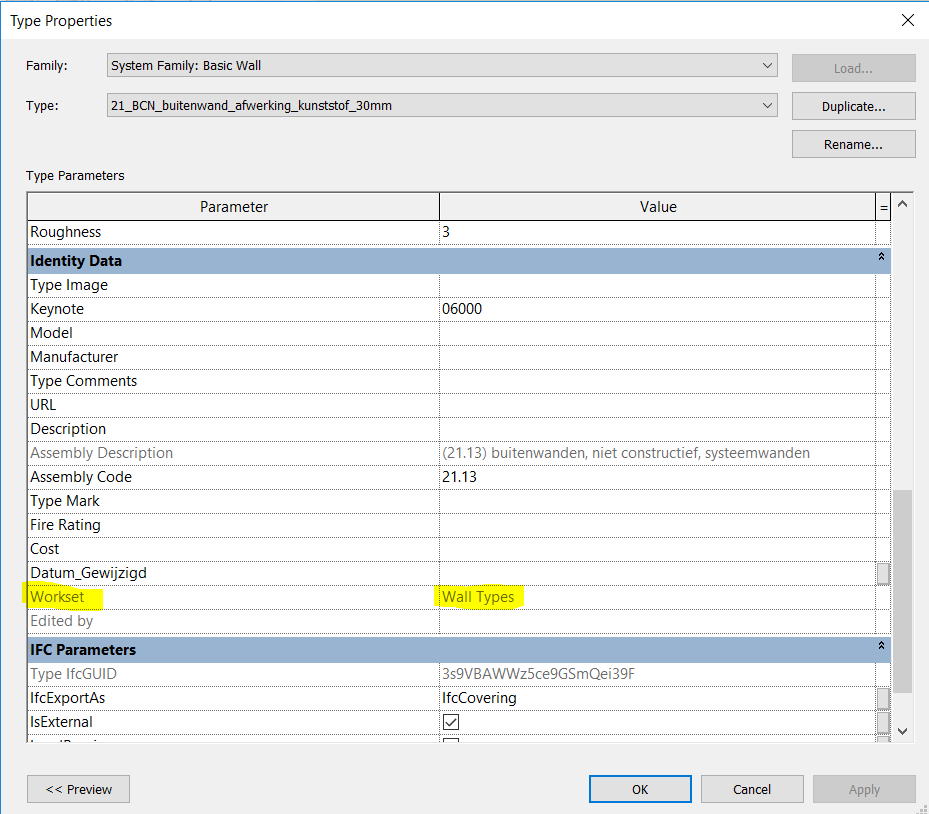 Property in Revit