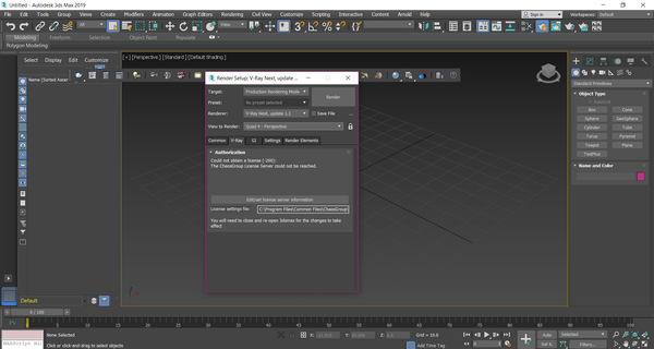 vedhæng Lave spion Solved: vray next Didn't work on 3Ds MAX 2019 - Autodesk Community - 3ds Max