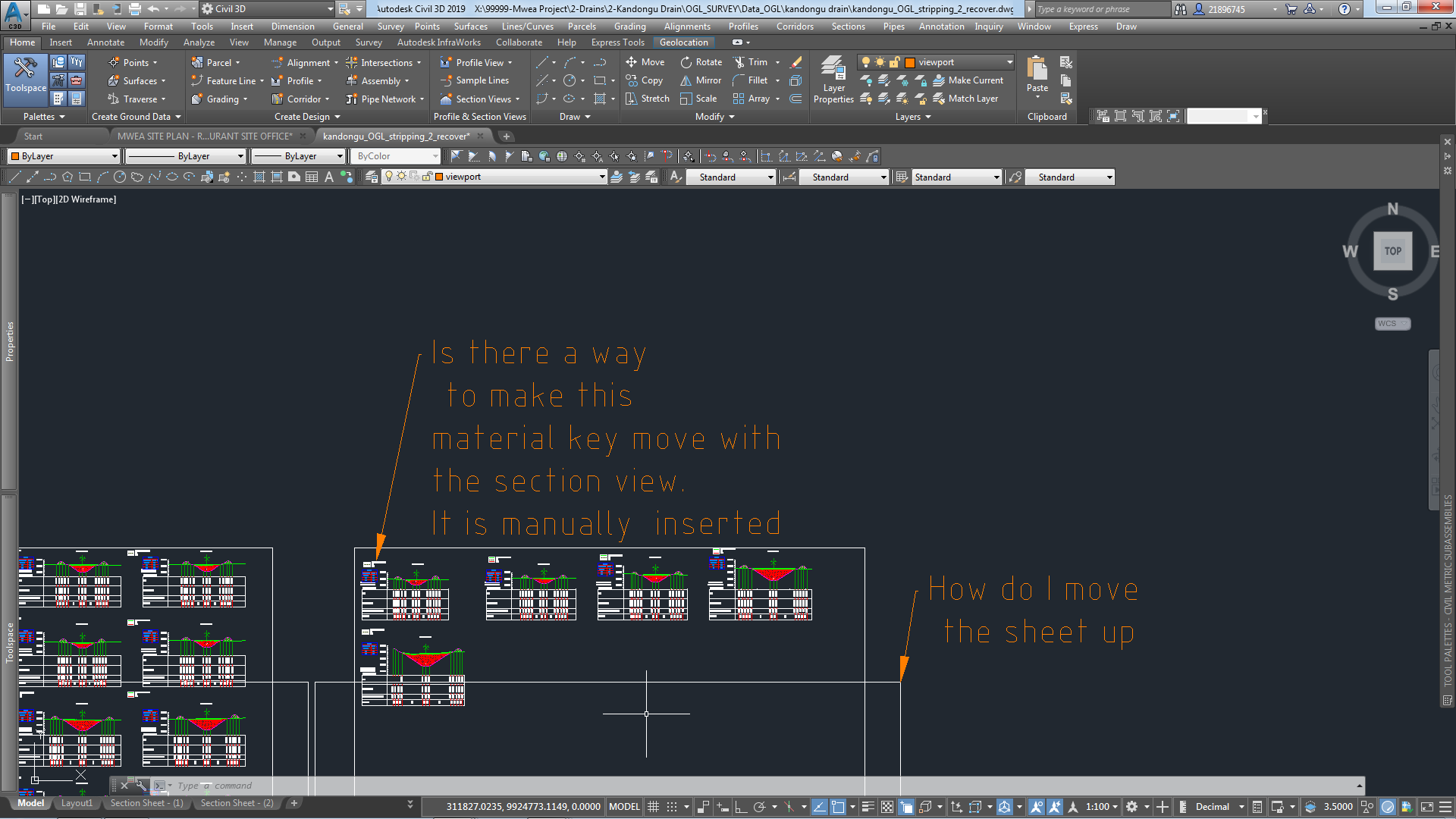section sheet problem - Autodesk Community
