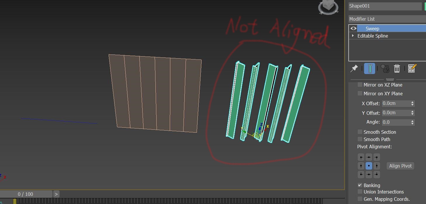 3ds max 2017 sweep problem - Autodesk Community