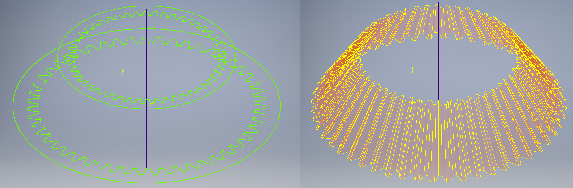 Solved Constructing internal bevel gear Autodesk Community