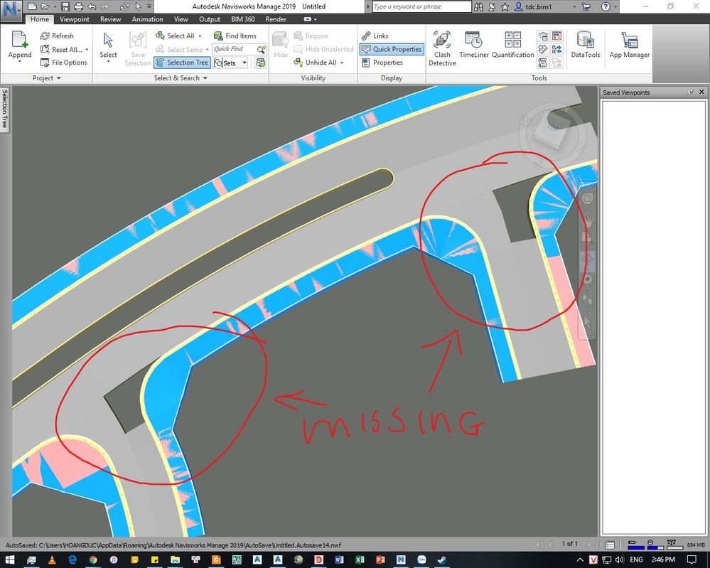 Soild extract missing Curb, Even median