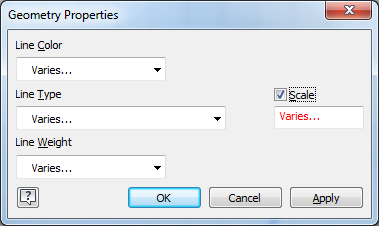 DWG import - geometry properties - Autodesk Community