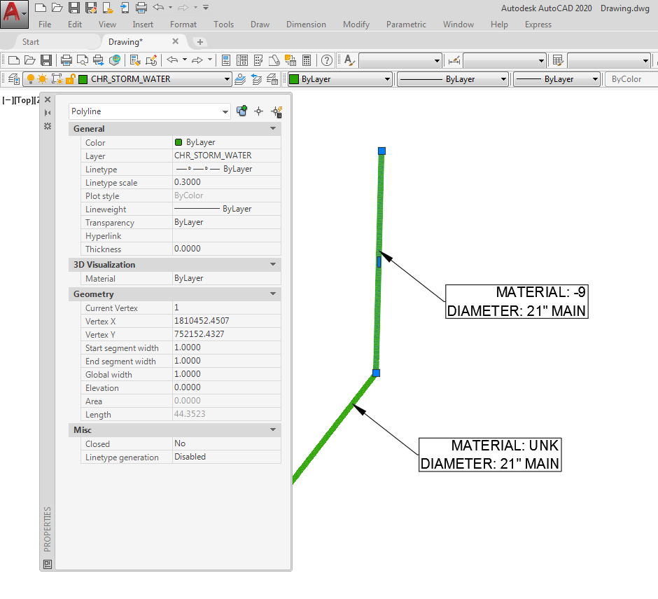 Need a Lisp to populate callout for Polyline attributes - Autodesk