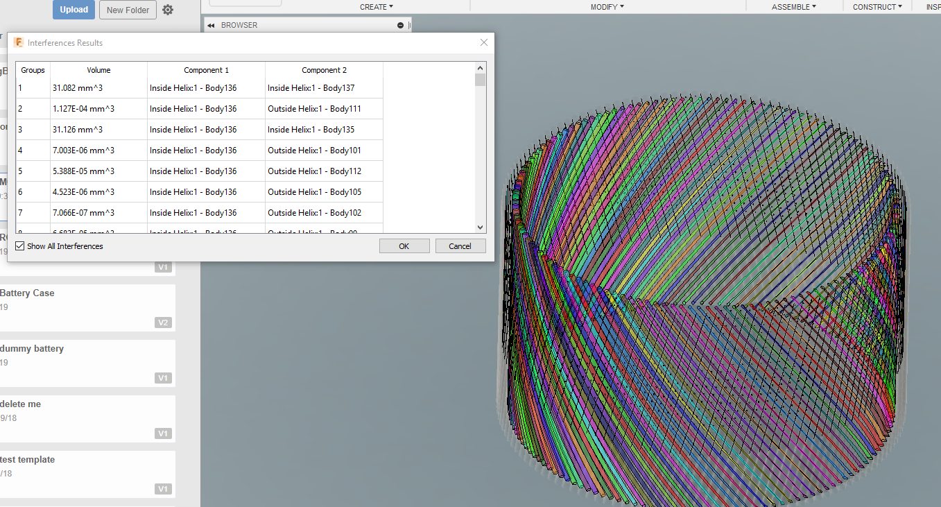 Interference not working - Autodesk Community