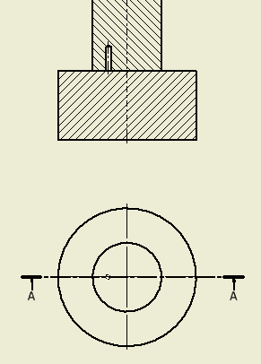 Section view - part is not participated but Break Out view needed ...