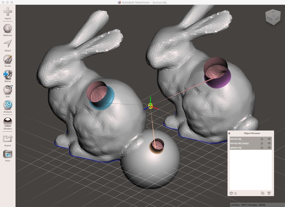 Pivot was created before moving bunny1